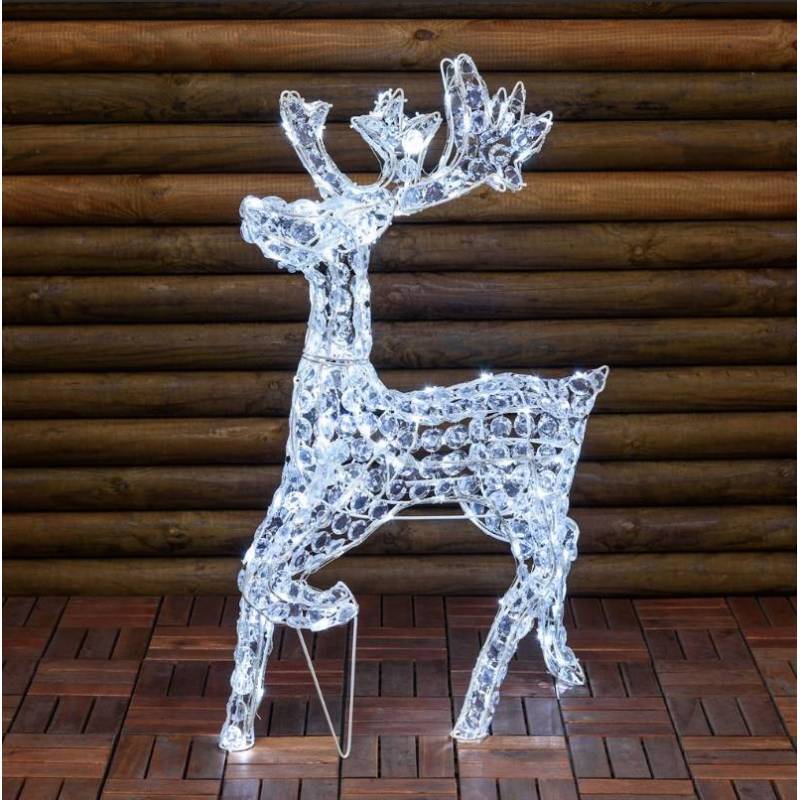 Lotti - Renne lumineux élégant 85CM 200 LED blanc froid fixe extérieur professionnel Lotti - Imagen 4