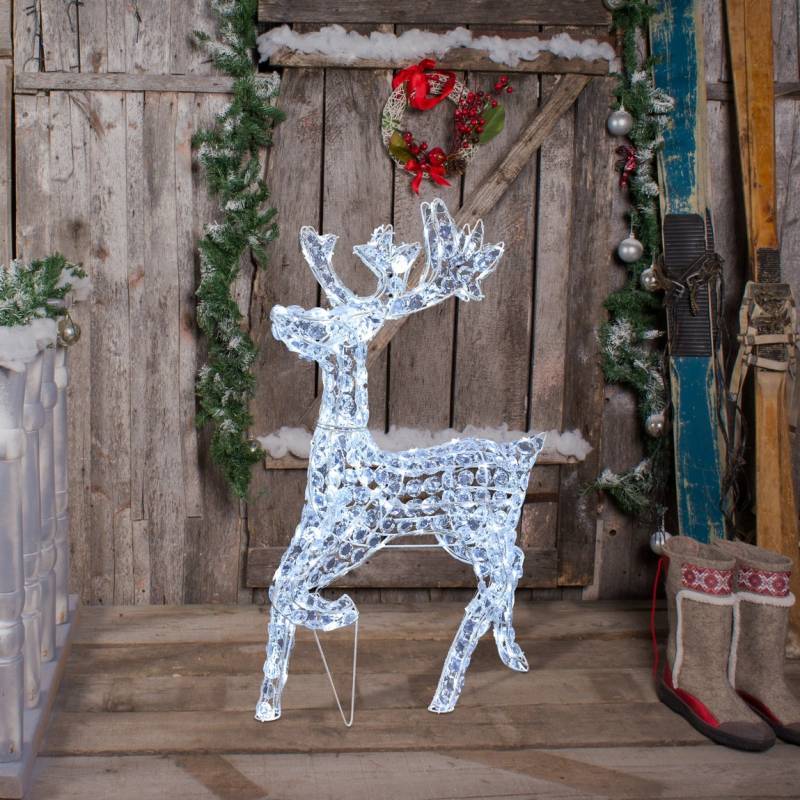 Lotti - Renne lumineux élégant 85CM 200 LED blanc froid fixe extérieur professionnel Lotti - Imagen 2