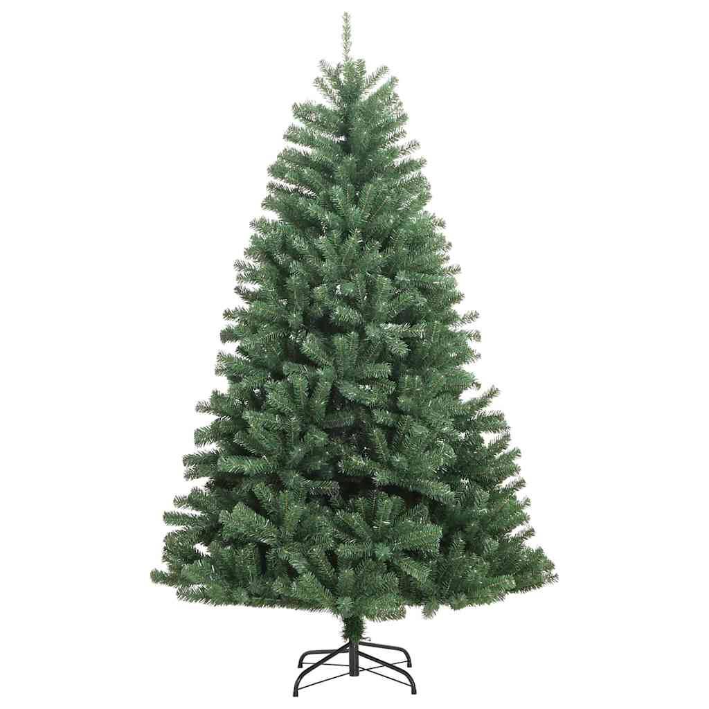 Très Grand Sapin de Noël Artificiel 240 cm, Montage Rapide à Charnières, avec LED et 120 Boules – ComfortXL Outdoor Living - Image 5
