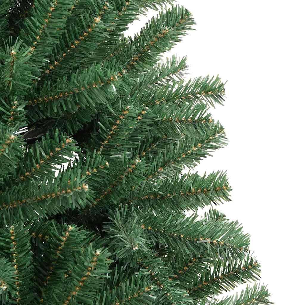 Très Grand Sapin de Noël Artificiel 240 cm, Montage Rapide à Charnières, avec LED et 120 Boules – ComfortXL Outdoor Living - Image 9