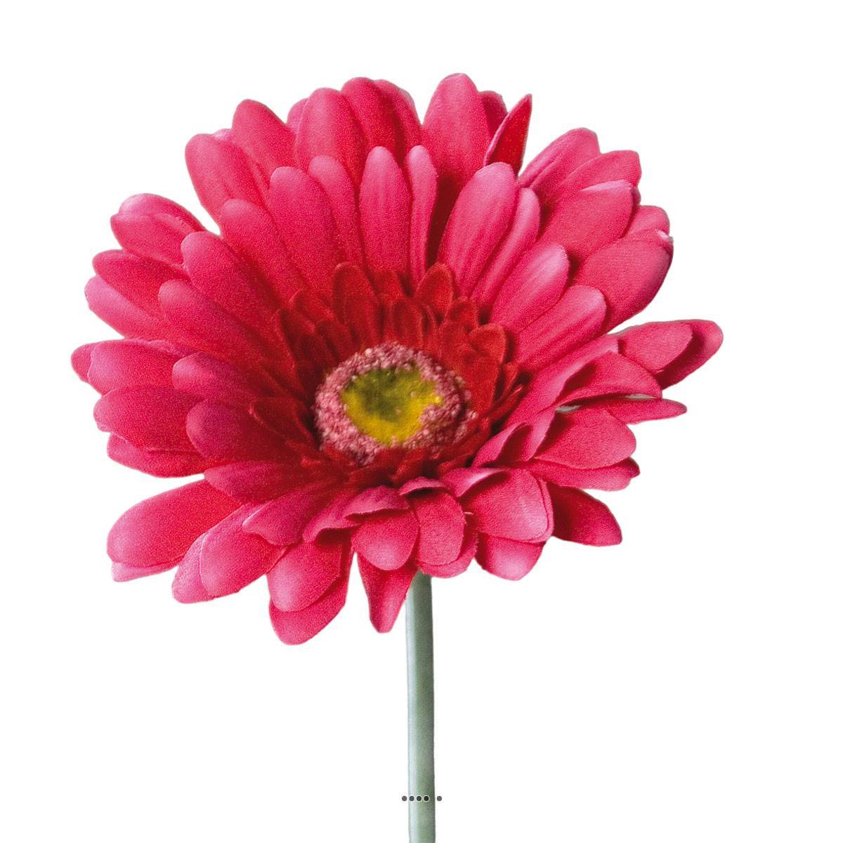 Gerbera artificiel, H 56 cm - D 11 cm superbe Rose fushia - couleur: Rose fushia 730 - Image 2