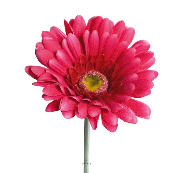 Gerbera artificiel, H 56 cm - D 11 cm superbe Rose fushia - couleur: Rose fushia 730 - Image 1