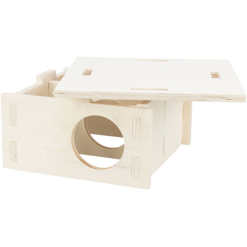 Trixie - Maison emboitable 2 chambres 20 x 10 x 20 cm pour hamster et souris - Imagen 4