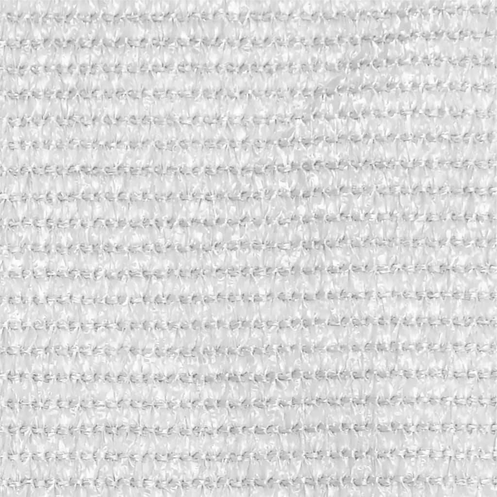 Helloshop26 - Écran de balcon brise pare vue protection confidentialité en PEHD 75 x 400 cm blanc - Imagen 2