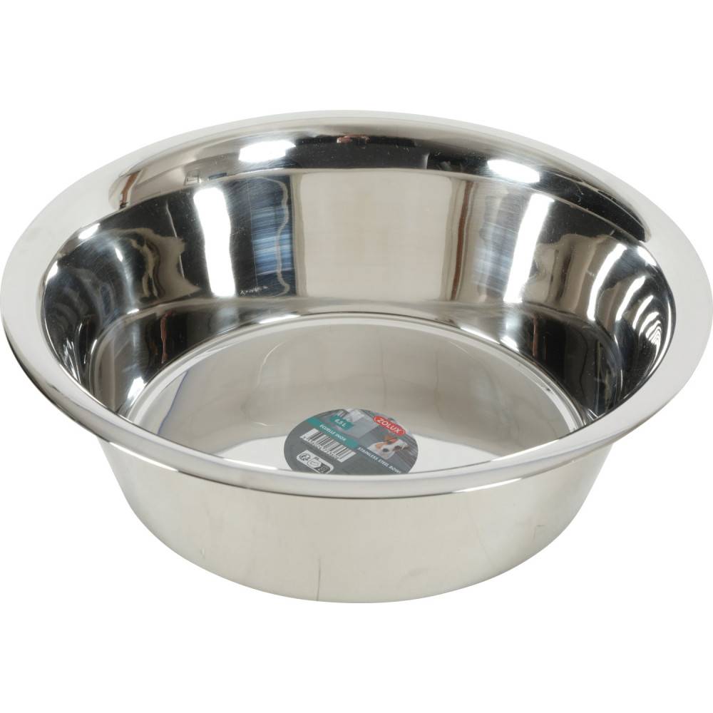 Zolux - Gamelle Ecuelle inox 6.5 litres pour chien