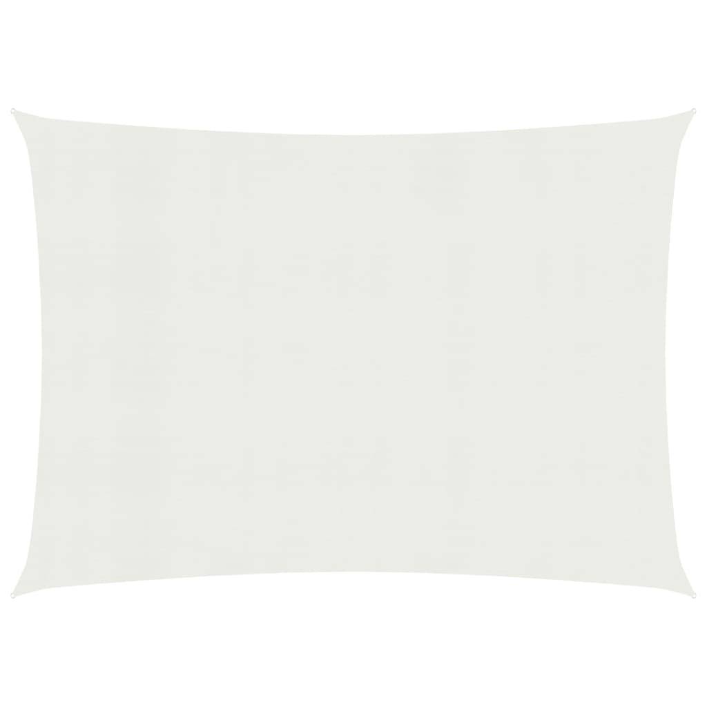 Helloshop26 - Voile toile d'ombrage parasol 160 g/m² blanc 3,5 x 4,5 m PEHD - Imagen 1