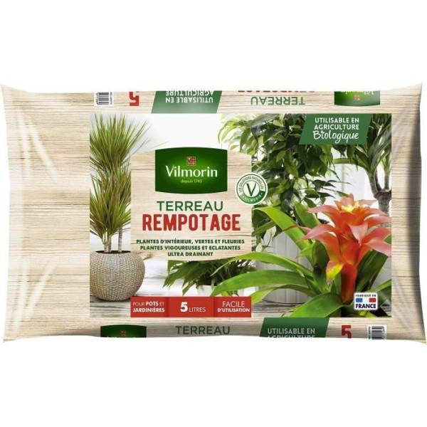 Vilmorin - Vilmorin Terreau Rempotage Plante Dinterieur 5 L - Image 2