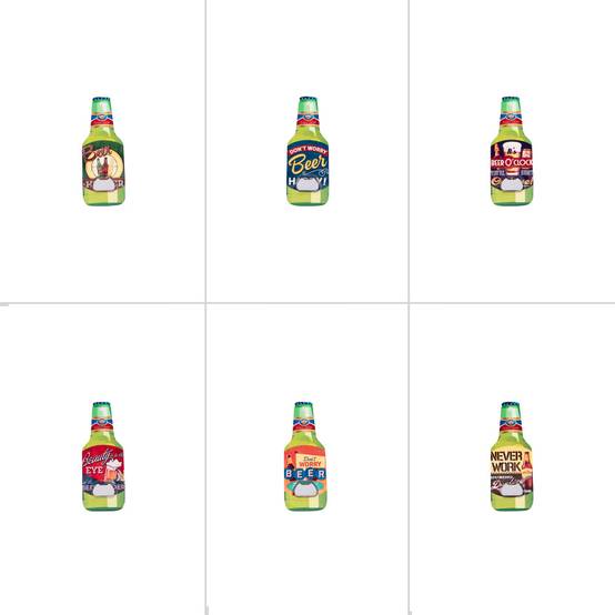 Aimant décapsuleur Beer (lot de 6) - Image 1