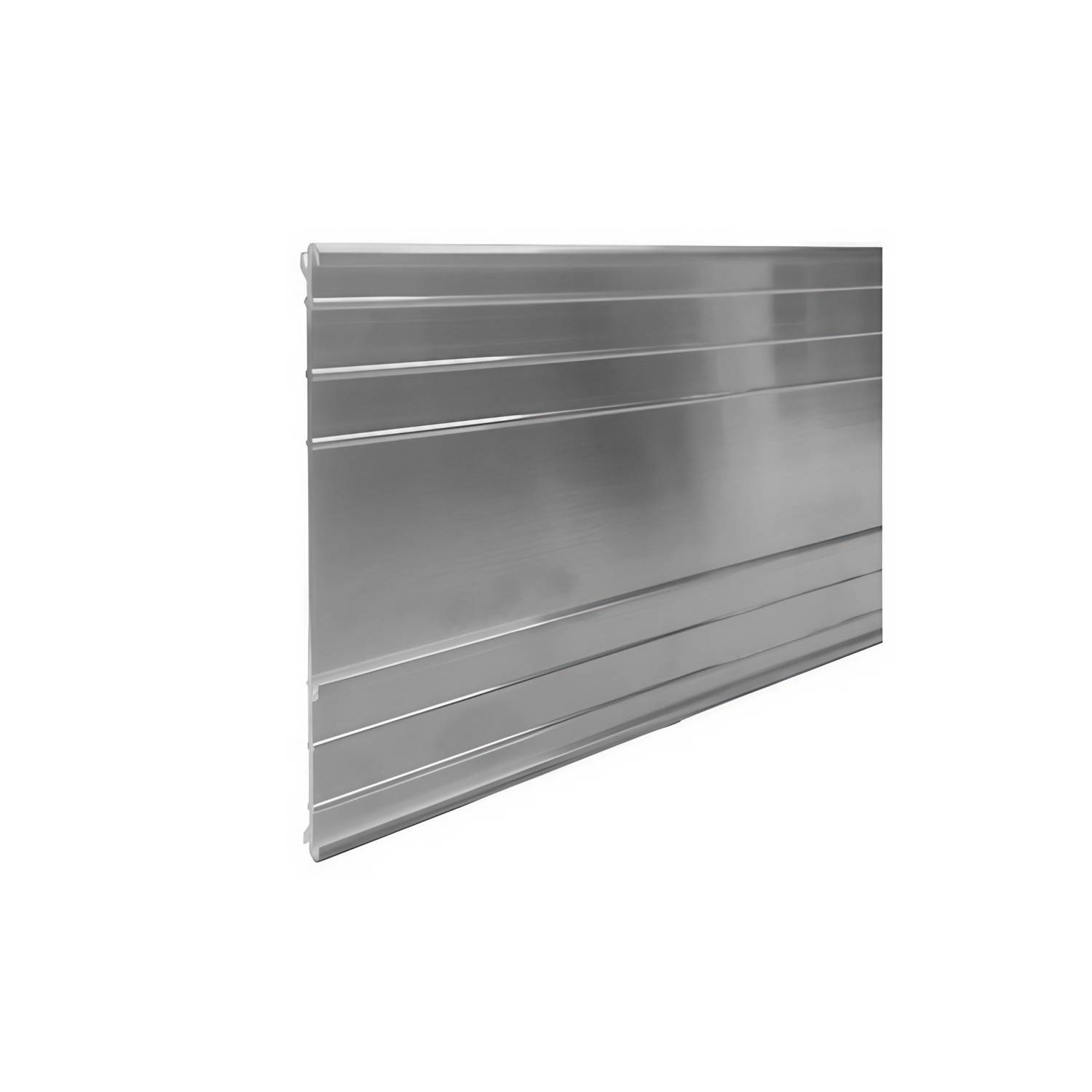Jeu de 20 Bordures de jardin en aluminium ultra solide 14cm x 1m (20m long), Green-split - Image 1