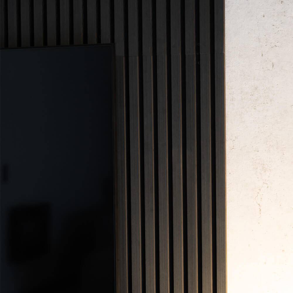 Home Deluxe - HOME DELUXE - Panneau acoustique SONIC Black Oak - 6 panneaux, bois MDF, feutre polyester, pouvant être placés les uns sur les autres ou les uns à - Image 5