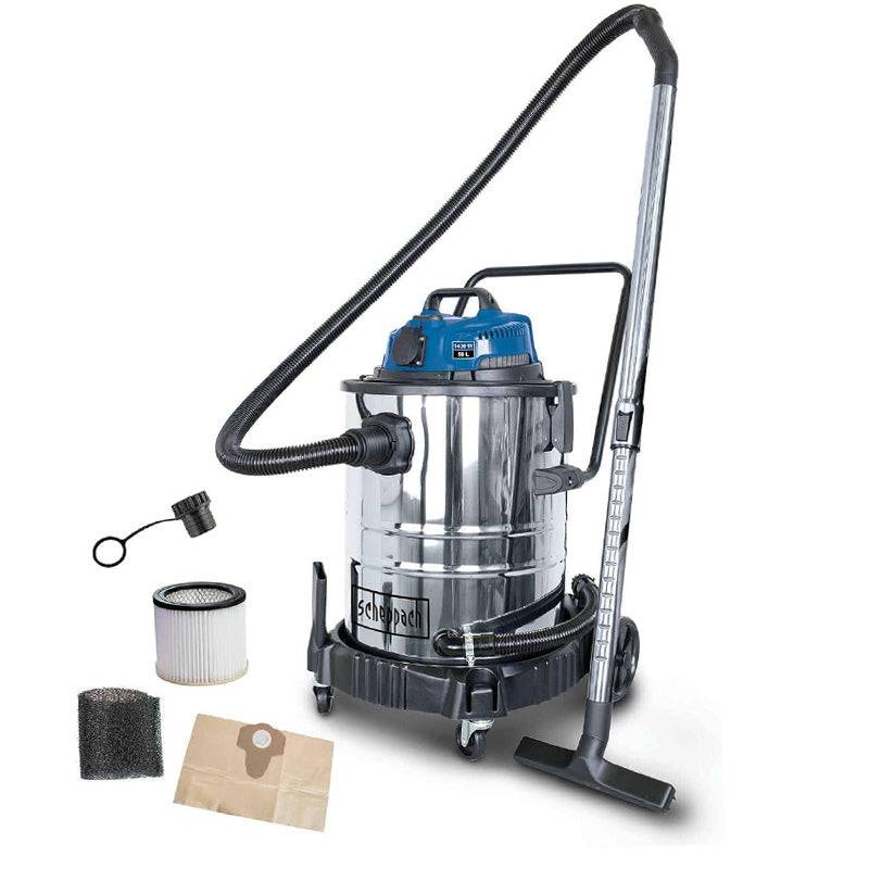 Scheppach - Aspirateur eau et poussière SCHEPPACH ASP-50ES - cuve inox 50L - 1400W Scheppach