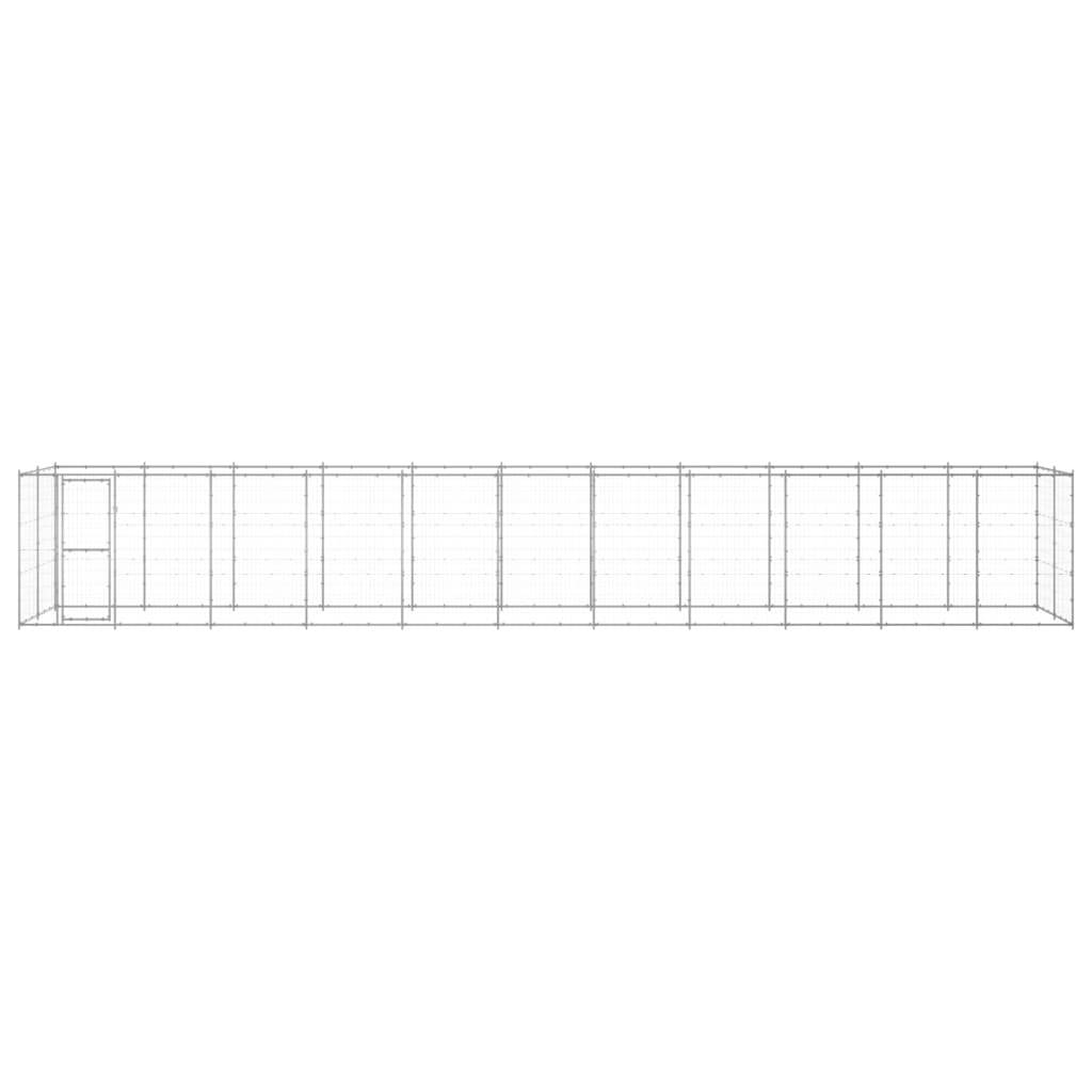 Vidaxl - Chenil extérieur Acier galvanisé 26,62 m² vidaXL 3082312 - Imagen 1