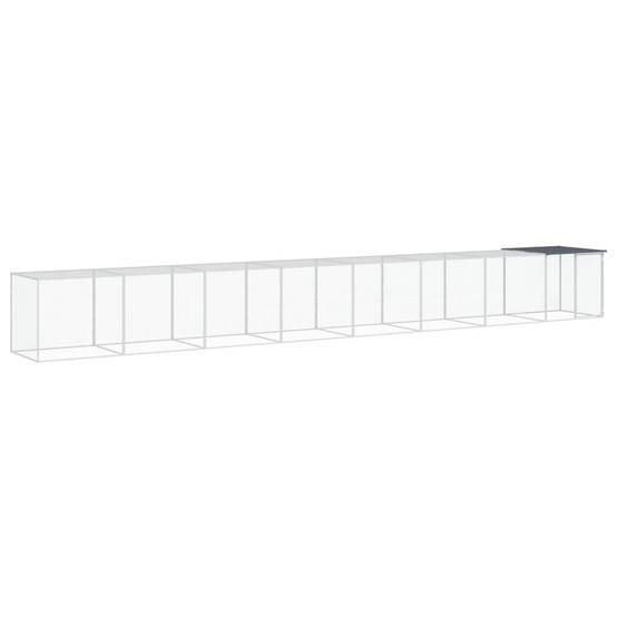 Vidaxl - Poulailler avec toit anthracite 803x98x90 cm acier galvanisé vidaXL 3189042 - Image 2