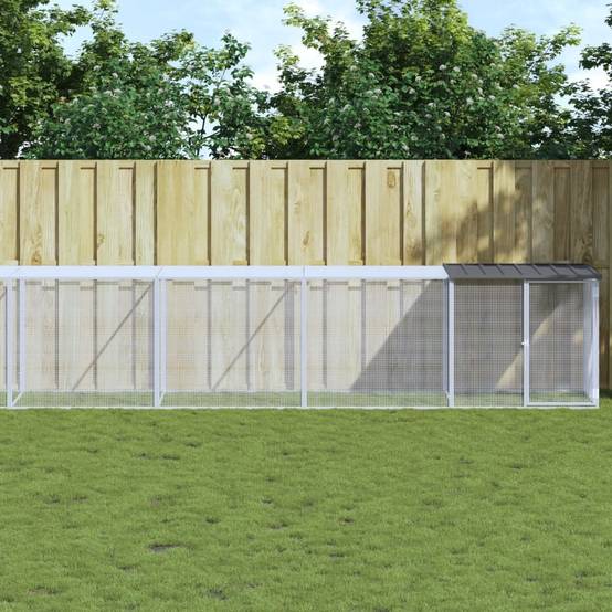 Vidaxl - Poulailler avec toit anthracite 803x98x90 cm acier galvanisé vidaXL 3189042 - Image 1