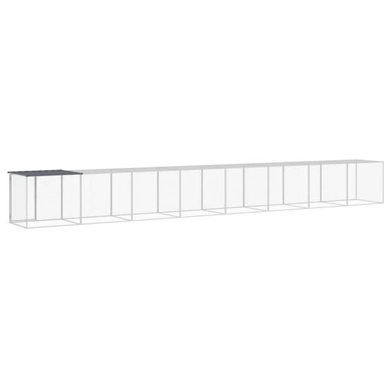 Vidaxl - Poulailler avec toit anthracite 803x98x90 cm acier galvanisé vidaXL 3189042 - Image 6