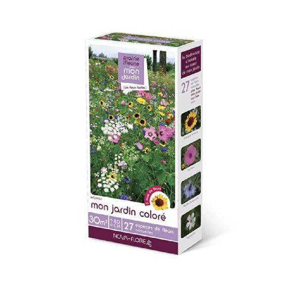 Novaflore - Mélange 30 m2 : mon jardin coloré