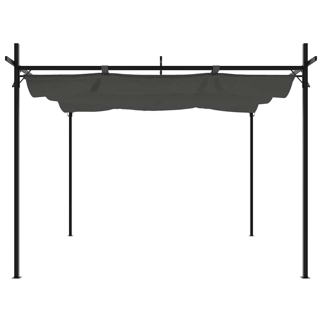 PANGIVO - Pergola avec toit rétractable anthracite 295 x 292 x 230 cm - PANGIVO - Image 3