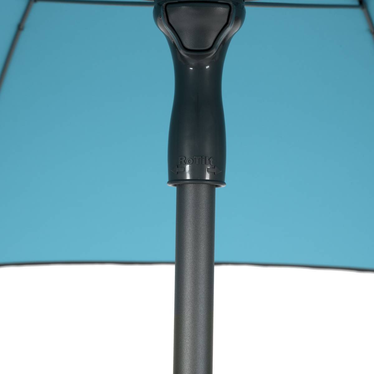 Hesperide - Parasol droit inclinable rond "Bogota" émeraude D2,5m en acier traité époxy Hespéride - Imagen 3