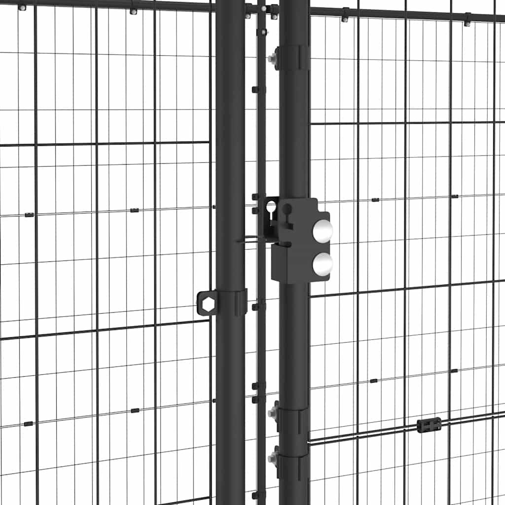 Vidaxl - Chenil extérieur Acier avec toit 12,1 m² vidaXL 3082294 - Imagen 4