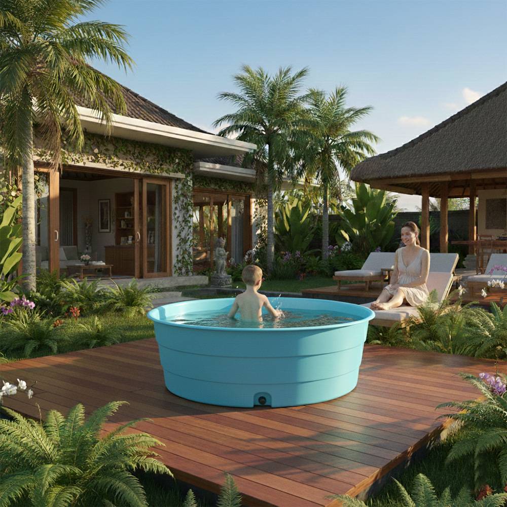 Piscine pour enfants 1300l - plast'up rotomoulage - Imagen 4
