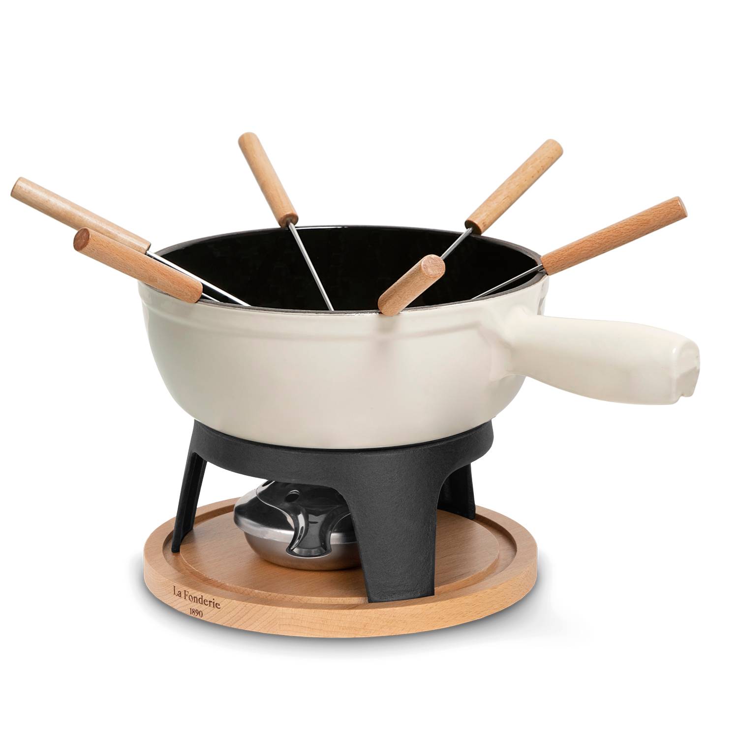 Set à fondue en fonte 6 personnes - MONT BLANC La Fonderie 1890 - Imagen 2