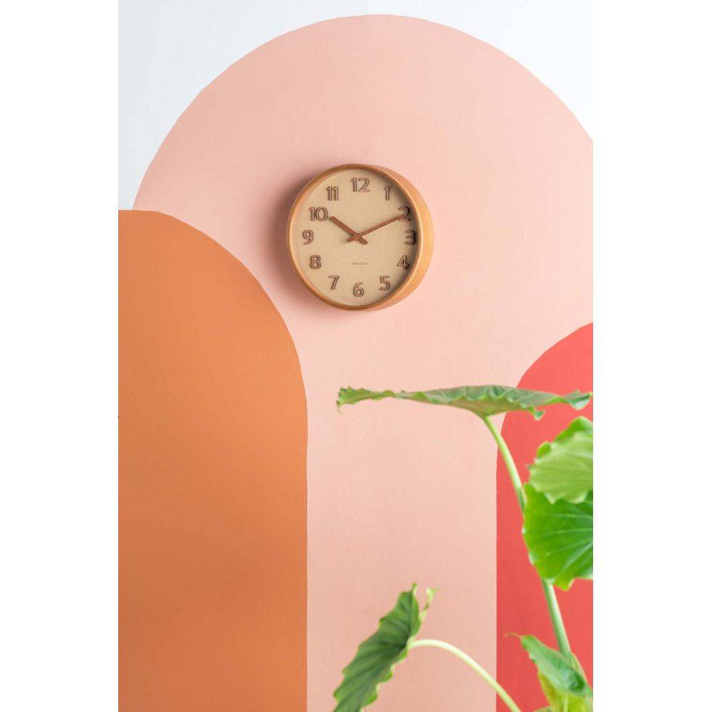 Karlsson - Horloge ronde en bois Pure grain 22 cm - Imagen 2
