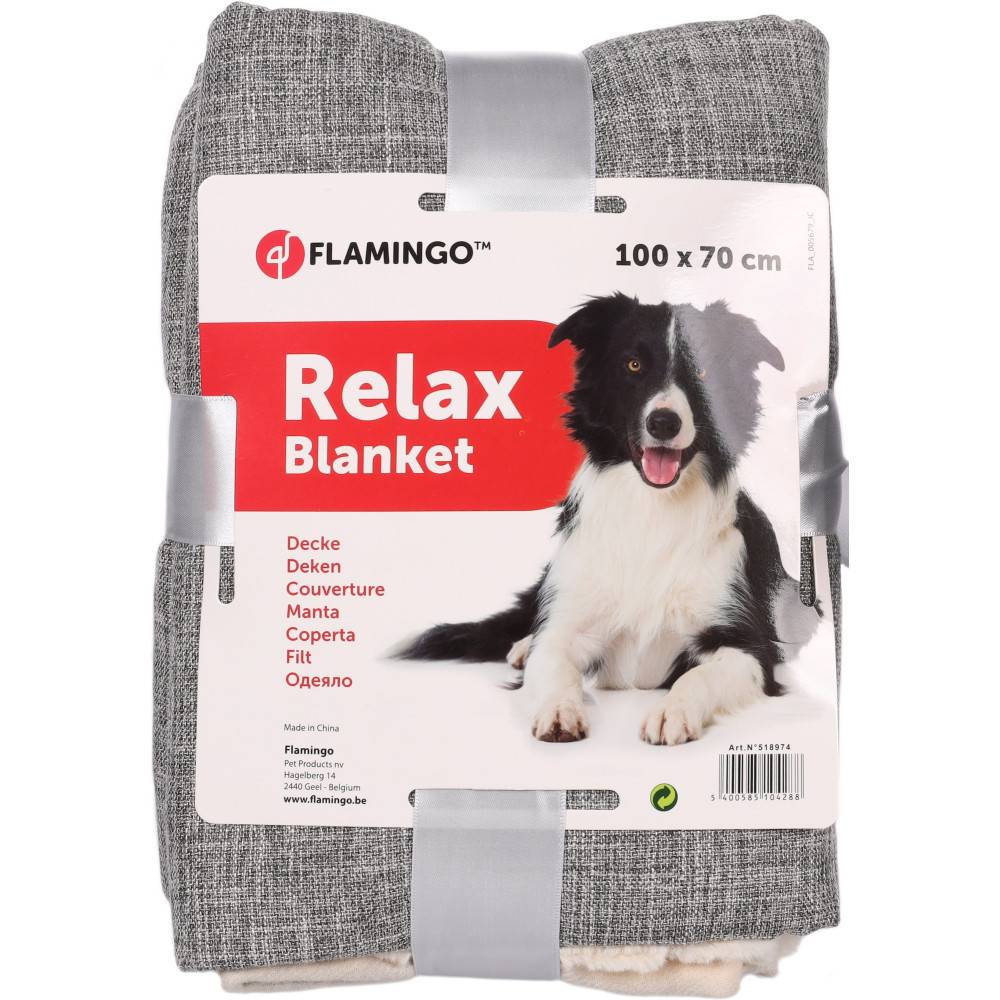 Couverture Zupo grise 100 x 70 cm pour chien - Imagen 6