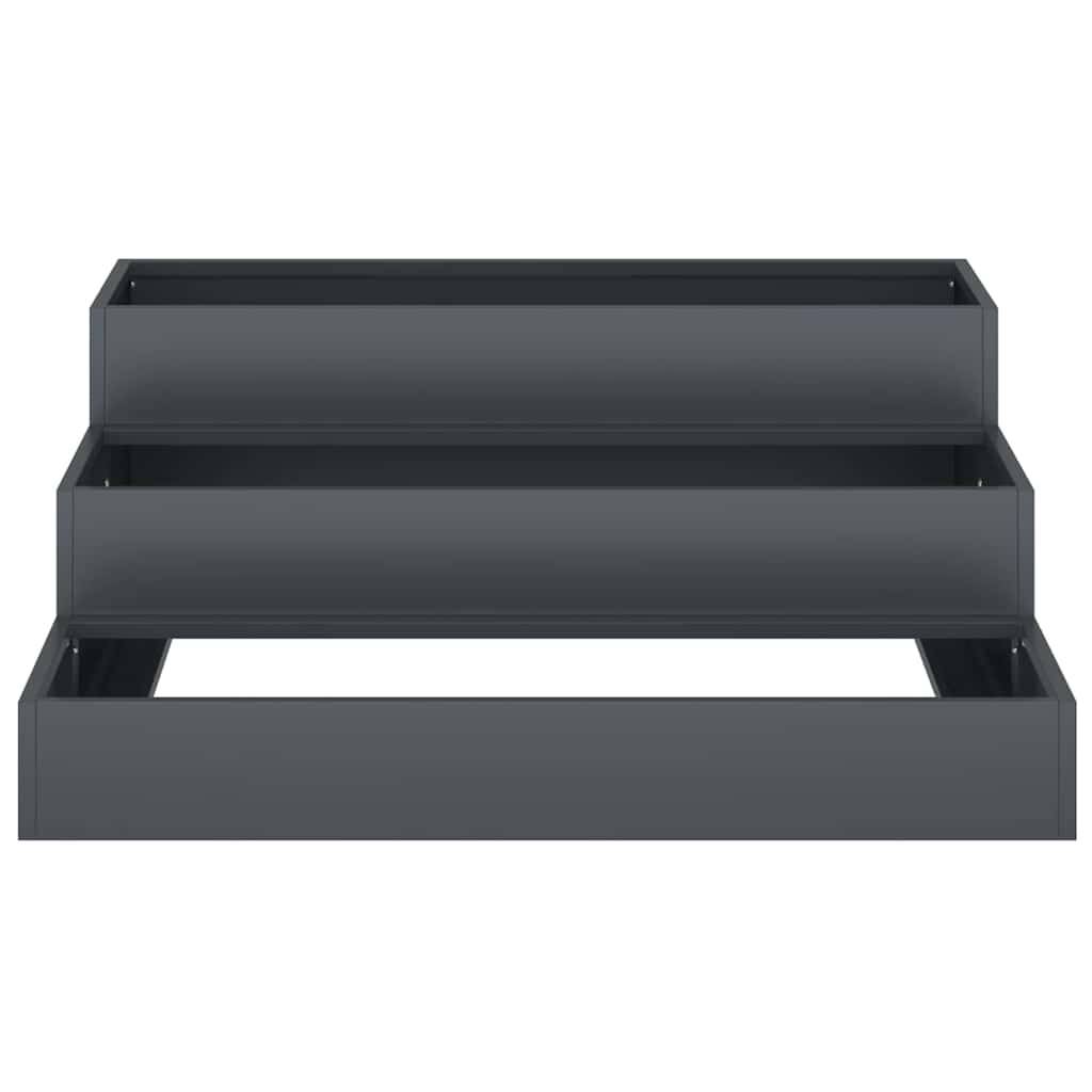 ComfortXL - Jardinière Carrée Acier Potager Surélevé Jardin Anthracite 90cm – ComfortXL Outdoor Living - Image 6