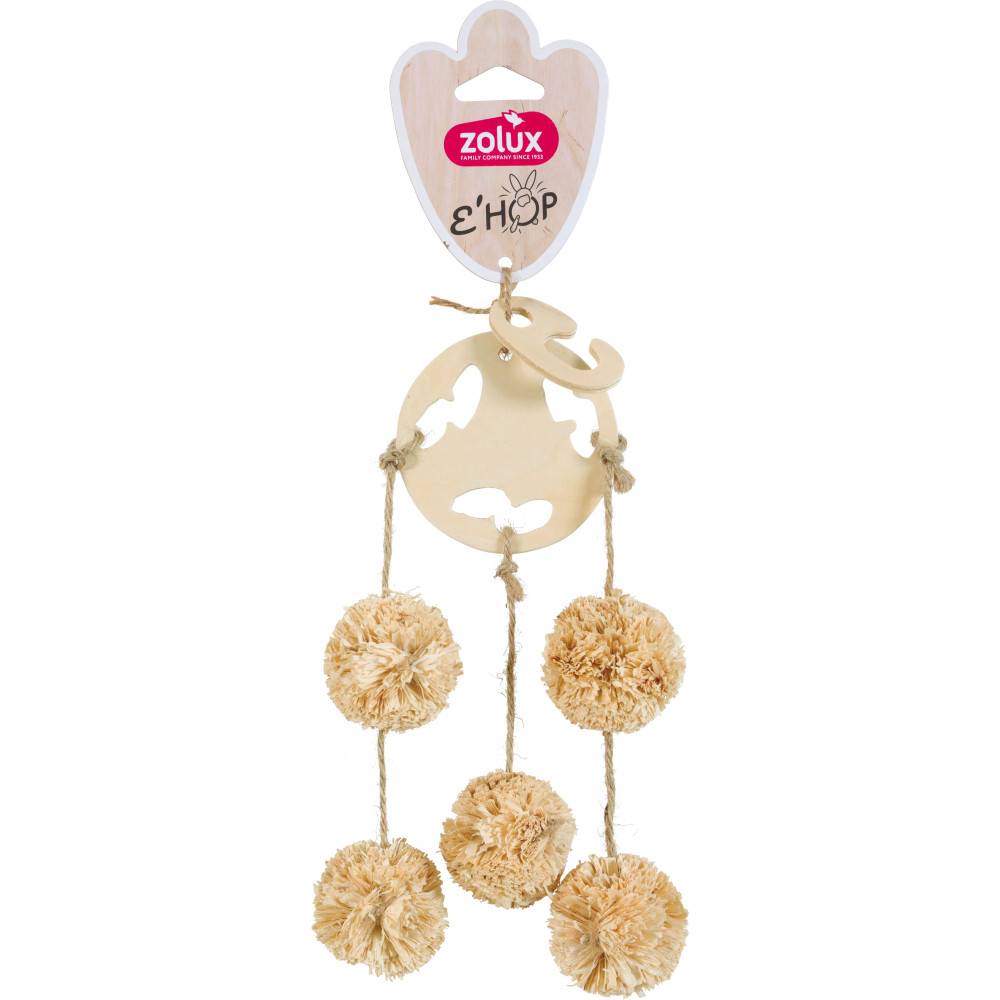 Zolux - Jouet guirlande 5 pompons Ehop pour petits mammifères - Image 1