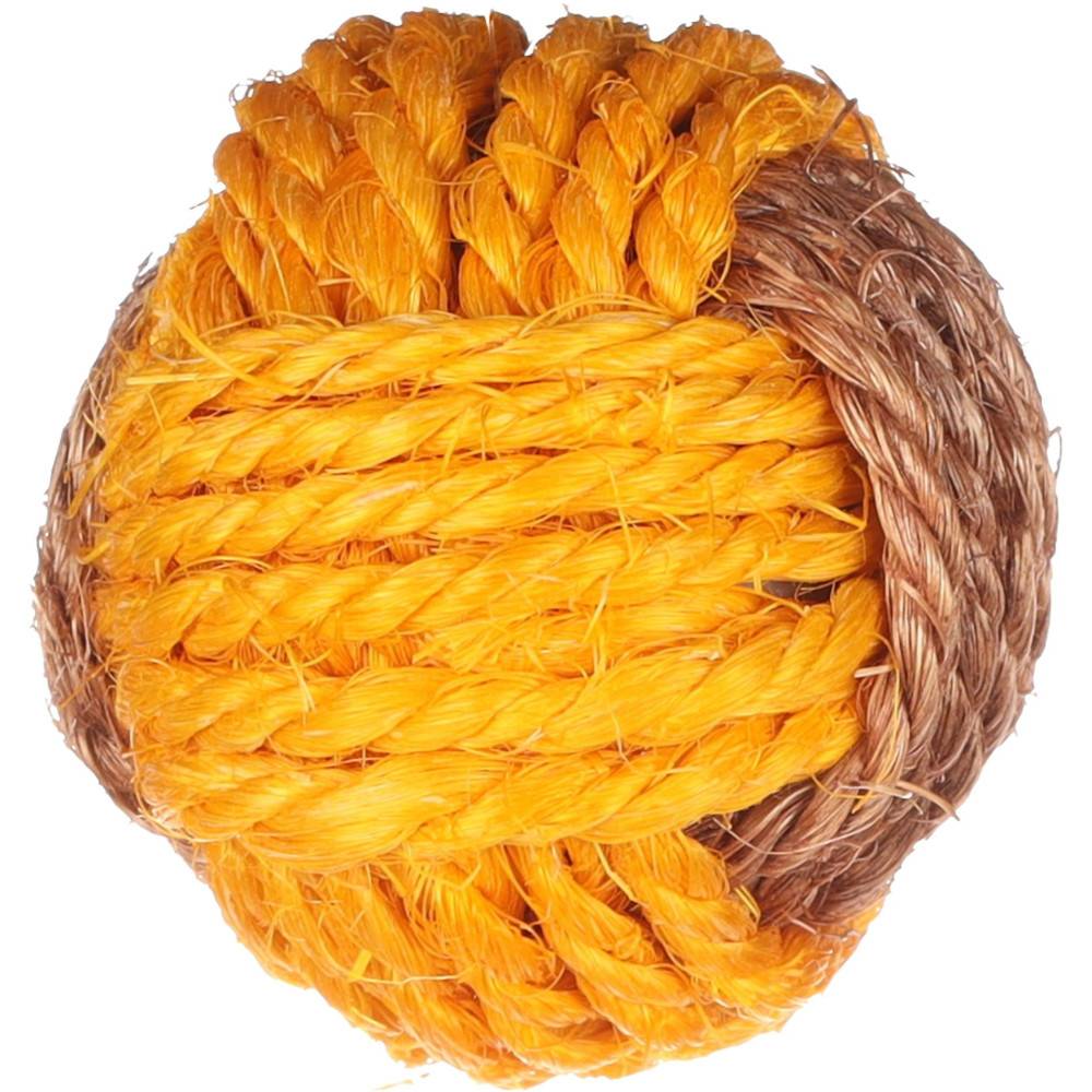 Flamingo - Flamingo - Jouet Justo balle 5 cm Brun & Jaune pour chat - Imagen 1
