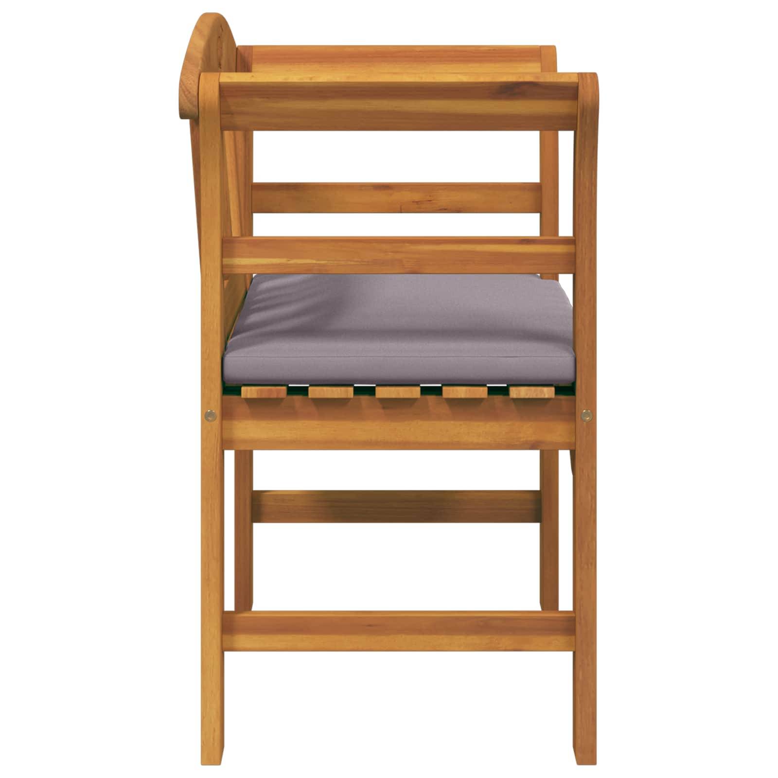 PANGIVO - Banc de jardin bois d'acacia naturel 68.5 x 46 x 82.5 cm, Poids:21.2kg - PANGIVO - Image 5
