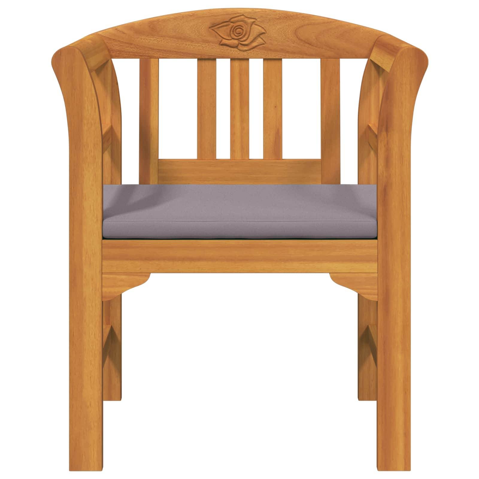 PANGIVO - Banc de jardin bois d'acacia naturel 68.5 x 46 x 82.5 cm, Poids:21.2kg - PANGIVO - Image 4