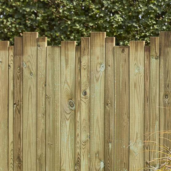 Clôture jardin bois Cleveland, CERLAND, H.95 x l.180 cm, naturel - Image 2