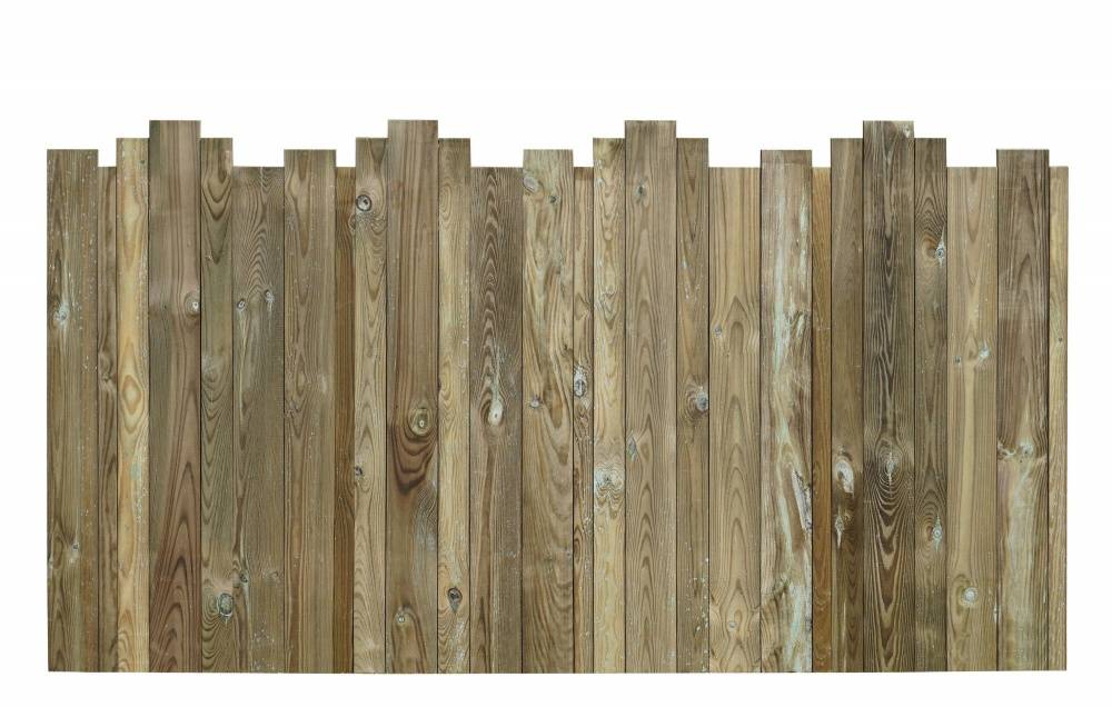 Clôture jardin bois Cleveland, CERLAND, H.95 x l.180 cm, naturel - Image 3