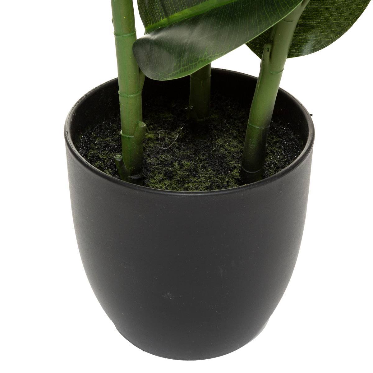 Atmosphera - Ficus robusta artificiel H120 cm vert H120cm - Atmosphera Créateur d'intérieur - Imagen 2