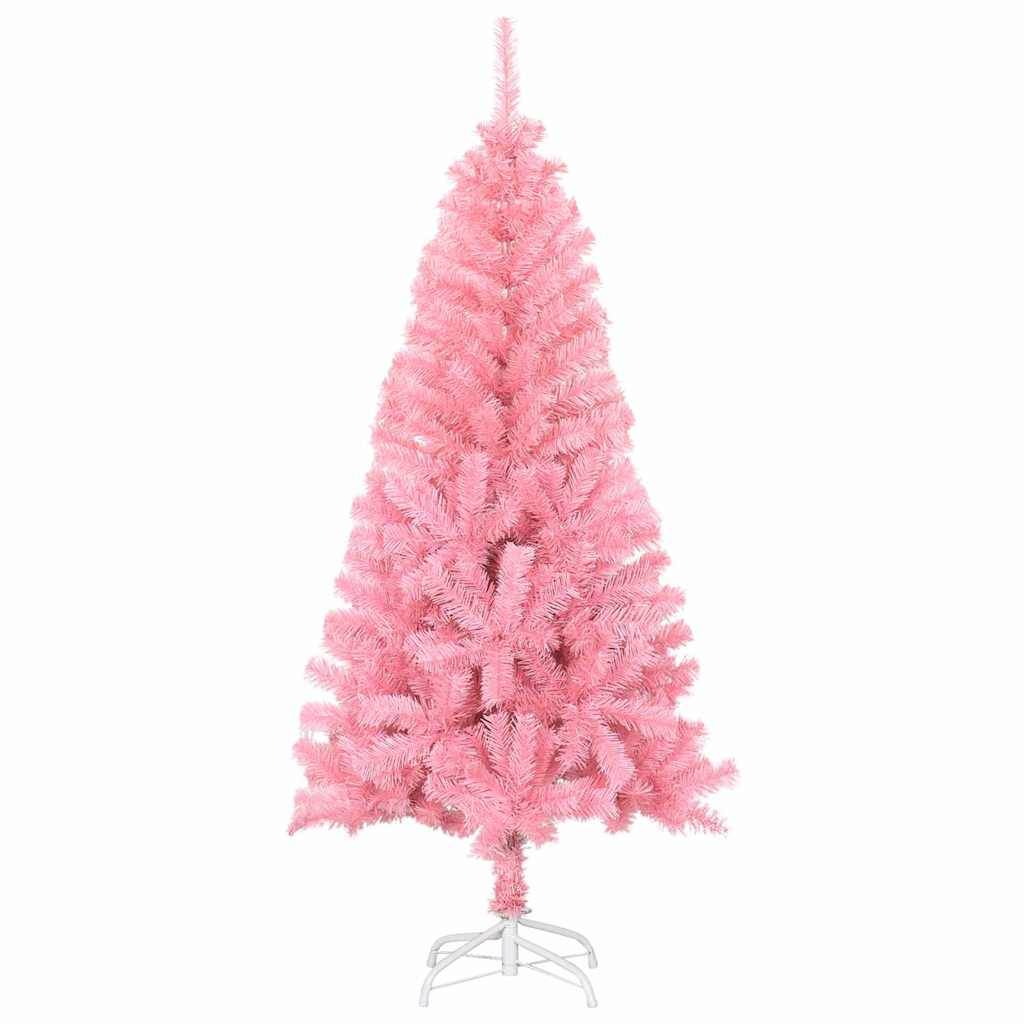 Vidaxl - Sapin de Noël Rose 120 cm PVC vidaXL 3396409 - Image 6