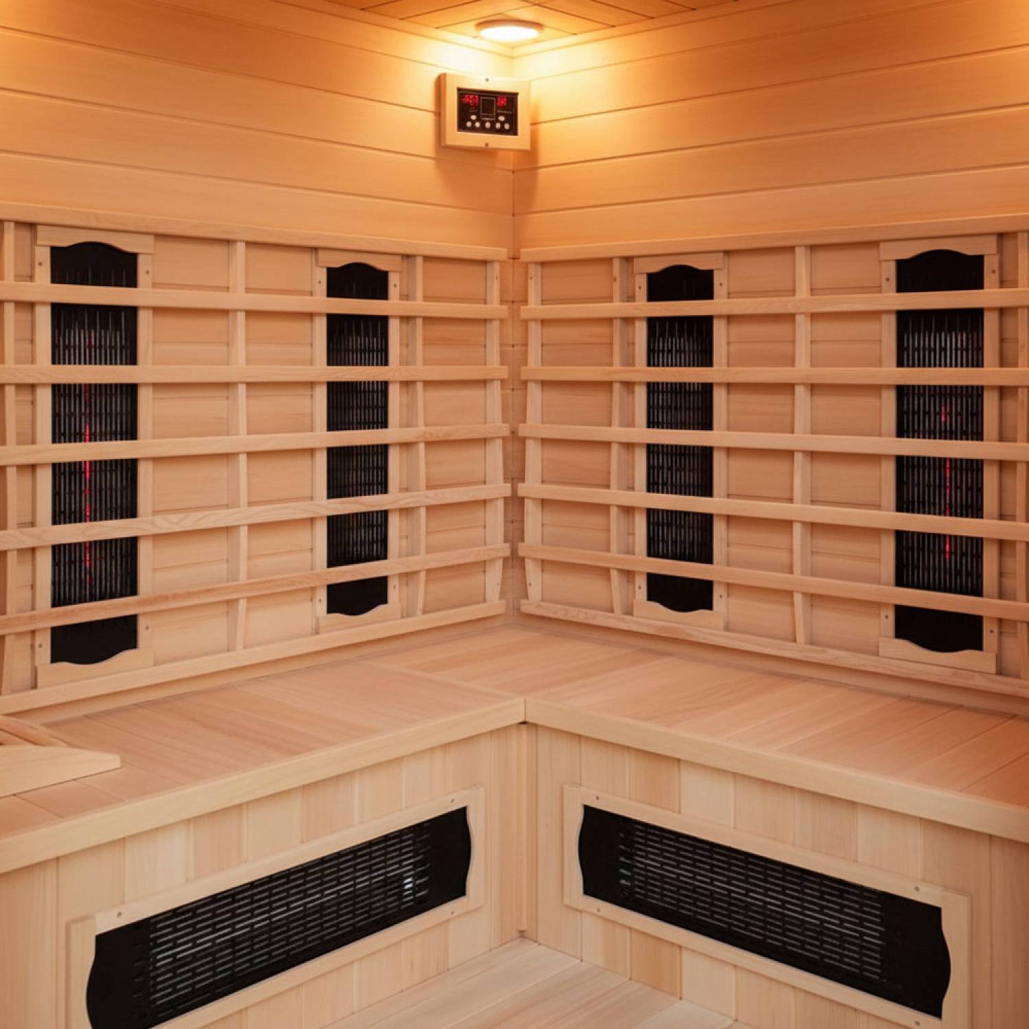 Concept Usine - Cabine de sauna luxe infrarouge 3-4 places NARVIK - Image 5