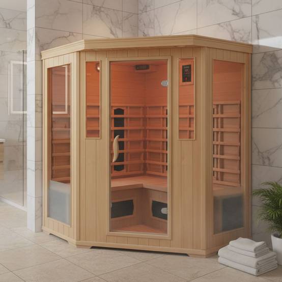 Concept Usine - Cabine de sauna luxe infrarouge 3-4 places NARVIK - Image 4
