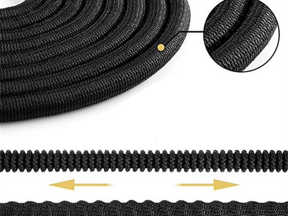 Tuyau d'arrosage extensible de 15 m avec connecteurs et crochet pour pistolet - Image 7