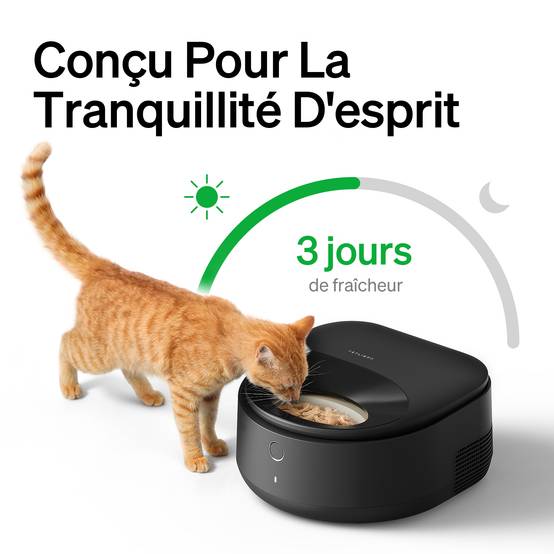 Petlibro Distributeur automatique aliments humides Polar - Noir - Image 2