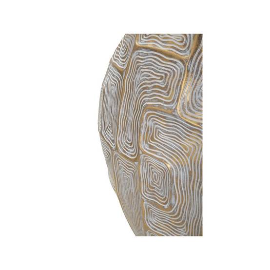 Vase Design en Résine "Elips" 36cm Or - Image 3