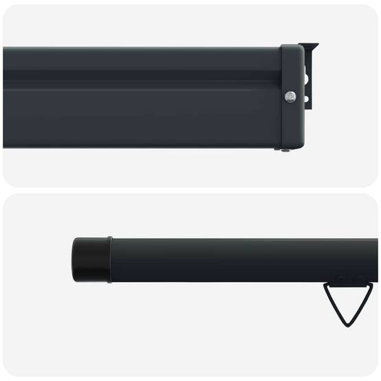 Store latéral de balcon polyester acier 250 x 170 cm - PANGIVO - Image 4