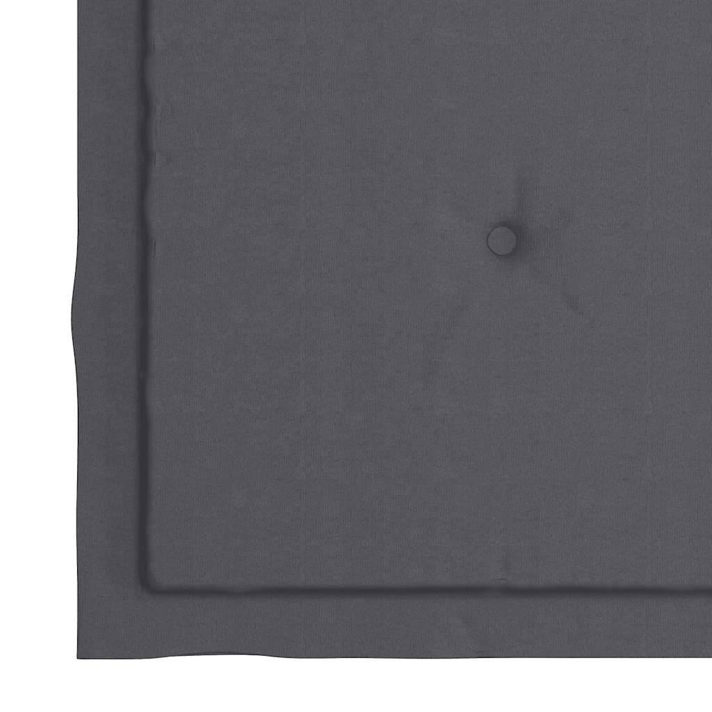 Chaises de jardin empilables Bois de teck solide Anthracite 60 x 57.5 x 90 cm - PANGIVO - Image 9
