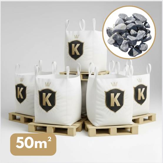 Galet gris bleu 40/60 mm – Pack 5 Big Bag +/- 1,5T – 50 m² - Image 1