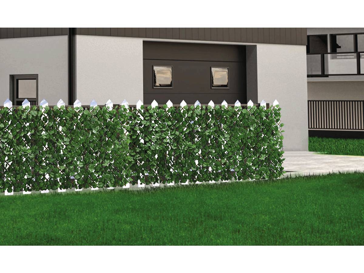 Clôture En Treillis De Saule "fragon" - 200 X 100 Cm - Vert -habitat Et Jardin - Image 3