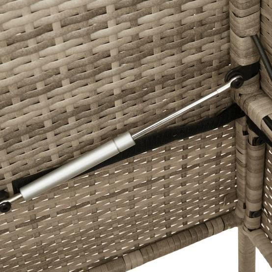 Banc de jardin | Banquette De Jardin | Banc Extérieur avec coussins beige résine tressée Maison Chic - Image 8