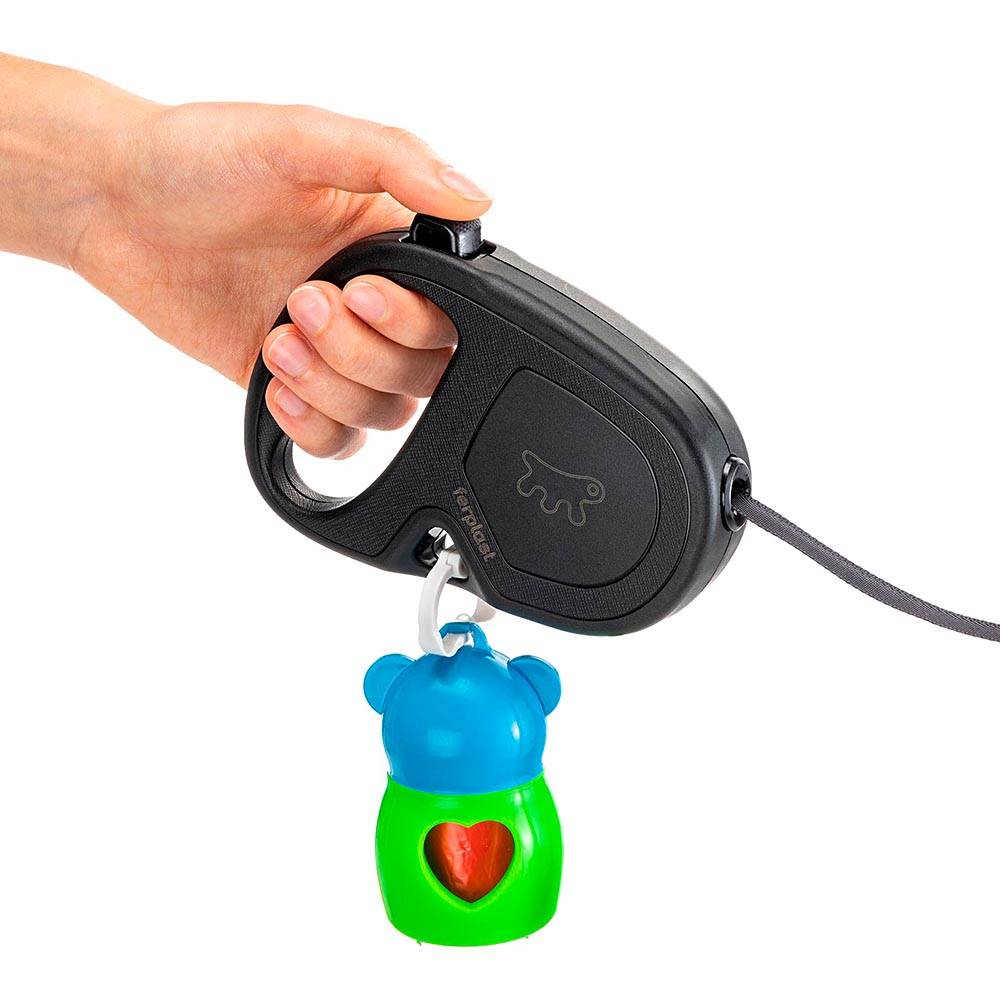 Ferplast - Ferplast Laisse Chien Enrouleur FLIPPY ONE, Laisse pour Petits Chiens jusqu'à 15 Kg. Sangle Extensible max 4 m. Bouton de verrouillage et de - Imagen 3