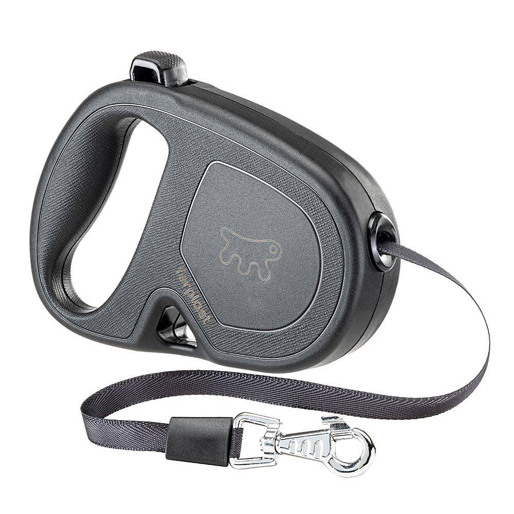 Ferplast - Ferplast Laisse Chien Enrouleur FLIPPY ONE, Laisse pour Petits Chiens jusqu'à 15 Kg. Sangle Extensible max 4 m. Bouton de verrouillage et de - Imagen 1