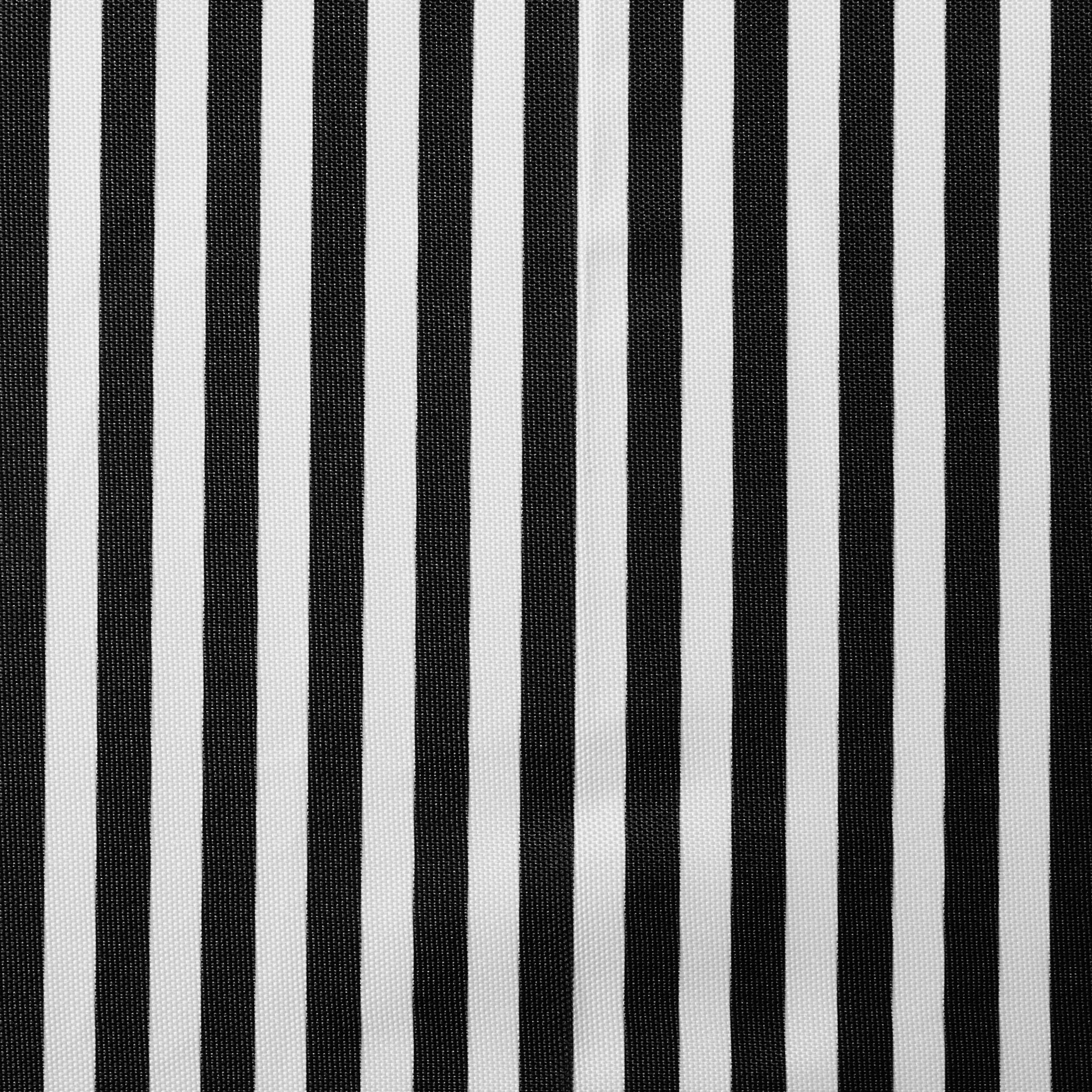 Beliani - Parasol droit Tissu Noir/blanc MONDELLO - Beliani - Imagen 8