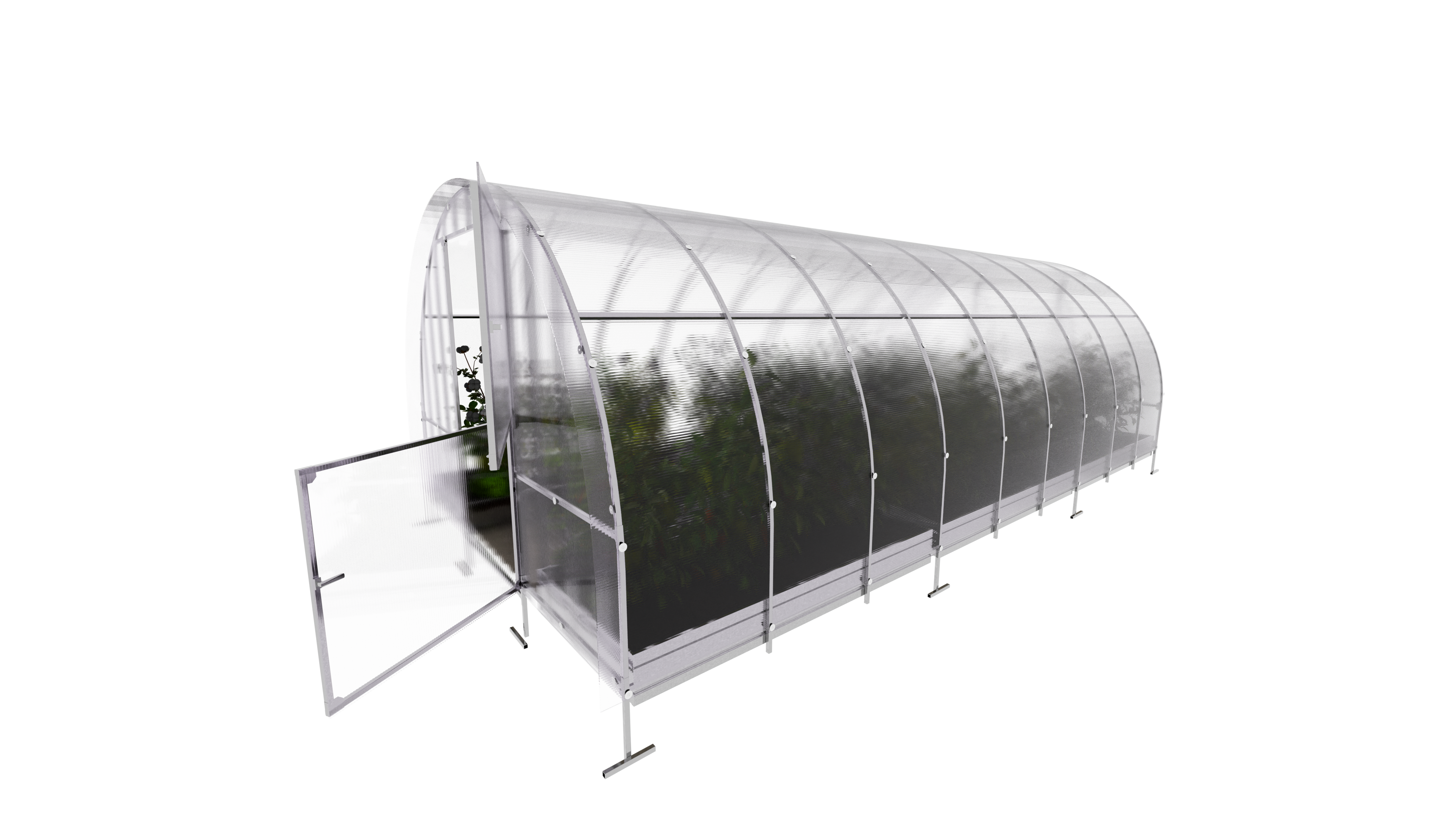 KLASIKA GREENHOUSES - Serre de jardin 3 x 6 m 18 m² polycarbonate 4 mm Klasika Easy - Habitat et Jardin - Image 5